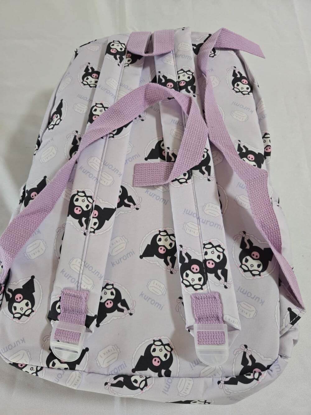 Sanrio Kawaii Kuromi🌸CUTE🌸School Backpack Big Size NEW - Picture 3 of 4
